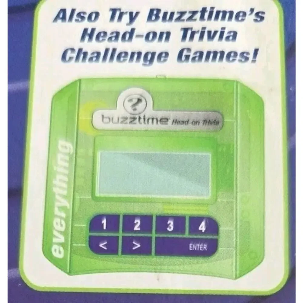 Buzztime, Portable/Handheld 'Entertainment' Trivia Challenge Game, Ages 10+, New